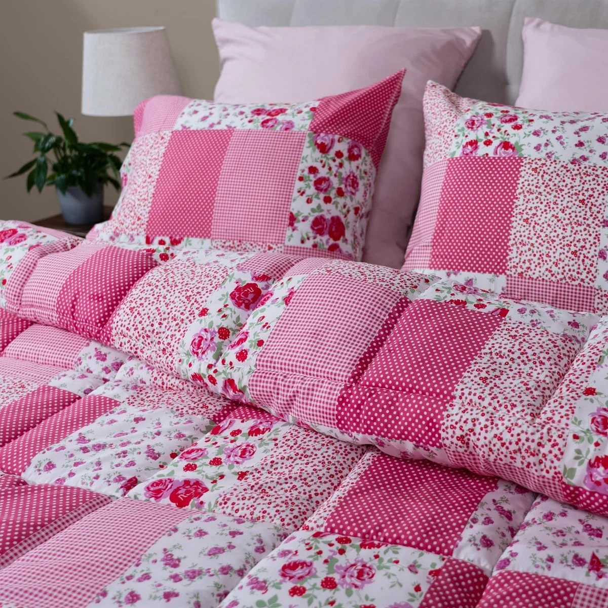 Zelesta Comfort Design Couette Été - Patchwork Rose - Image 7
