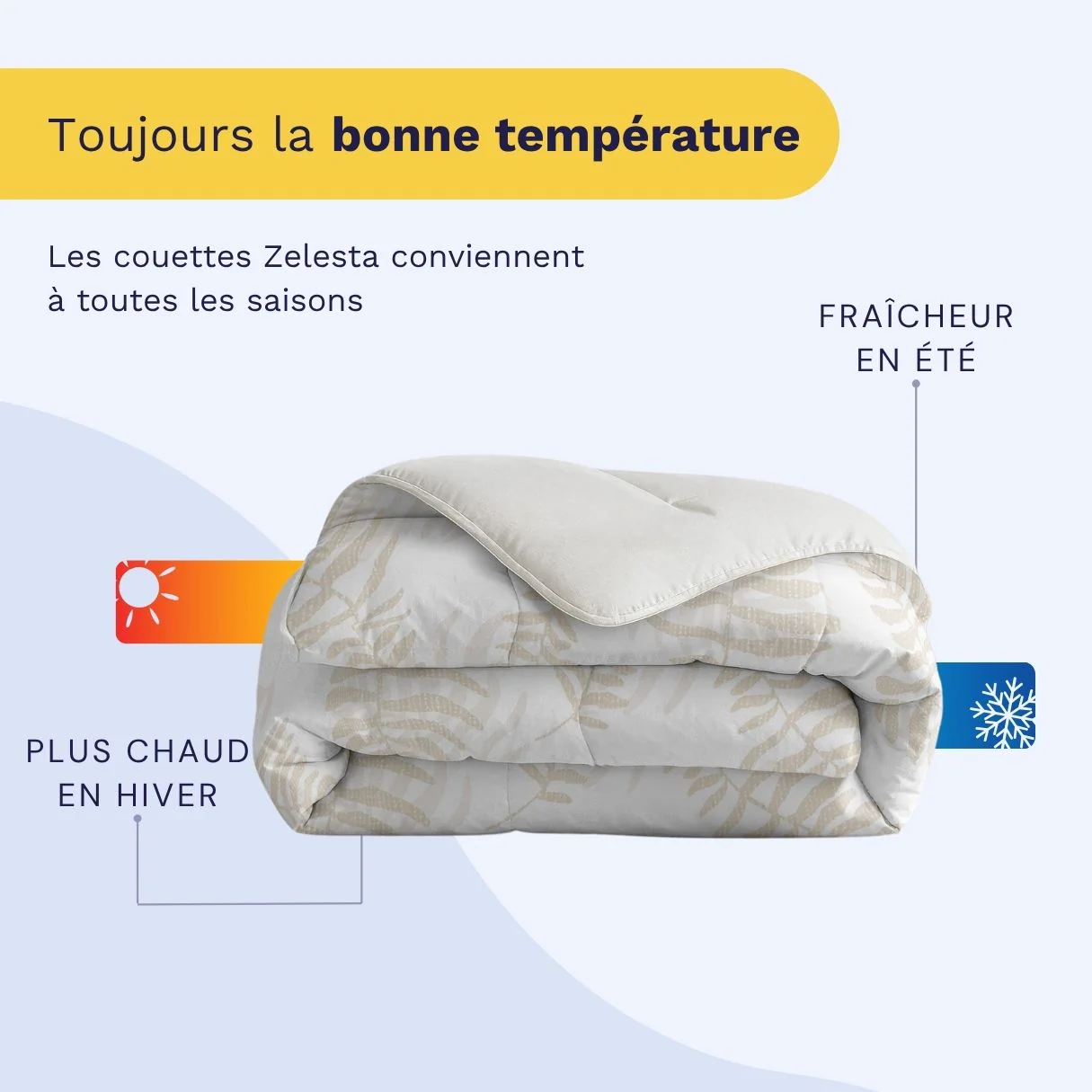 Zelesta Comfort Design Couette - Feuilles de Chêne - Image 4
