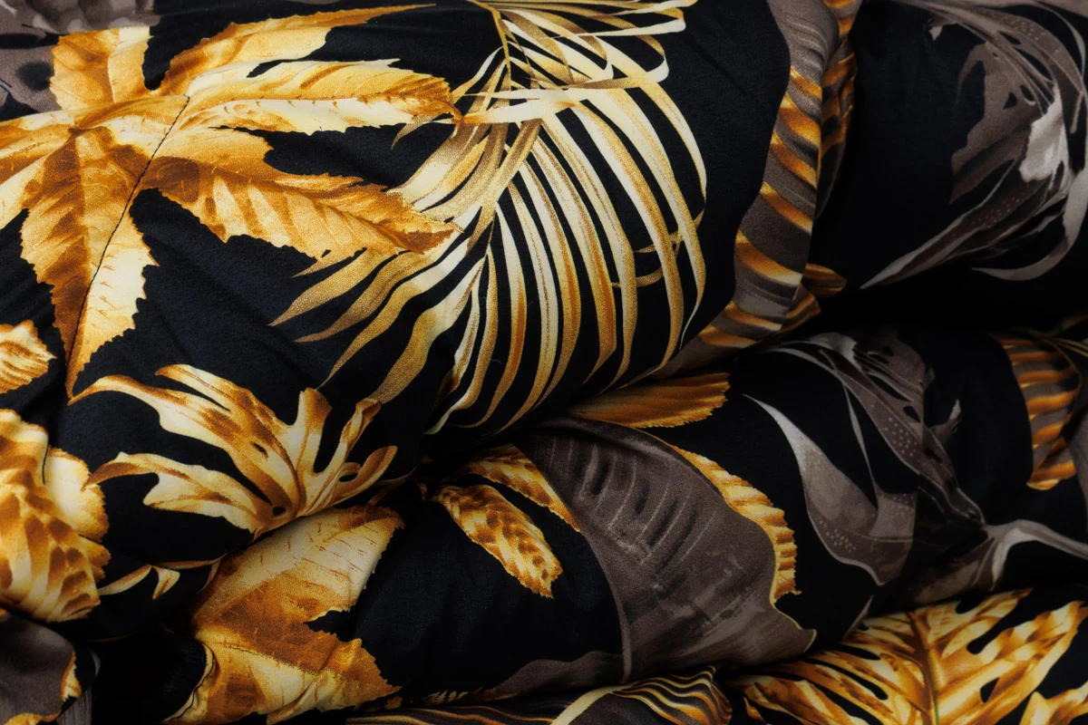 Zelesta Comfort Design Couette - Feuilles Dorées - Image 9