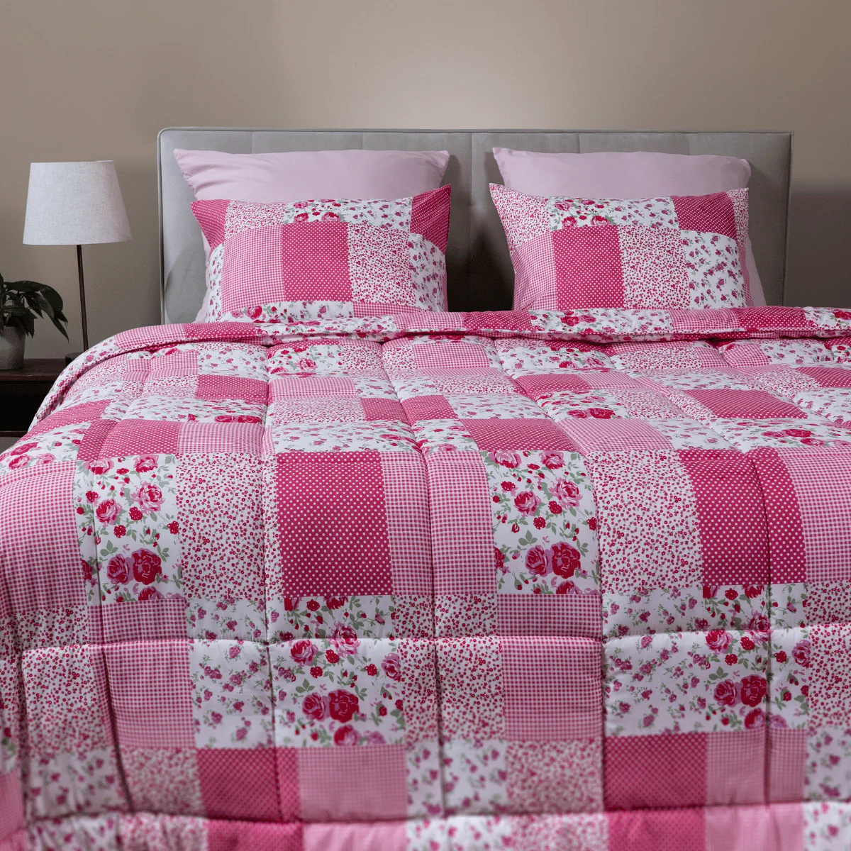 Zelesta Comfort Design Couette - Patchwork Rose - Image 2
