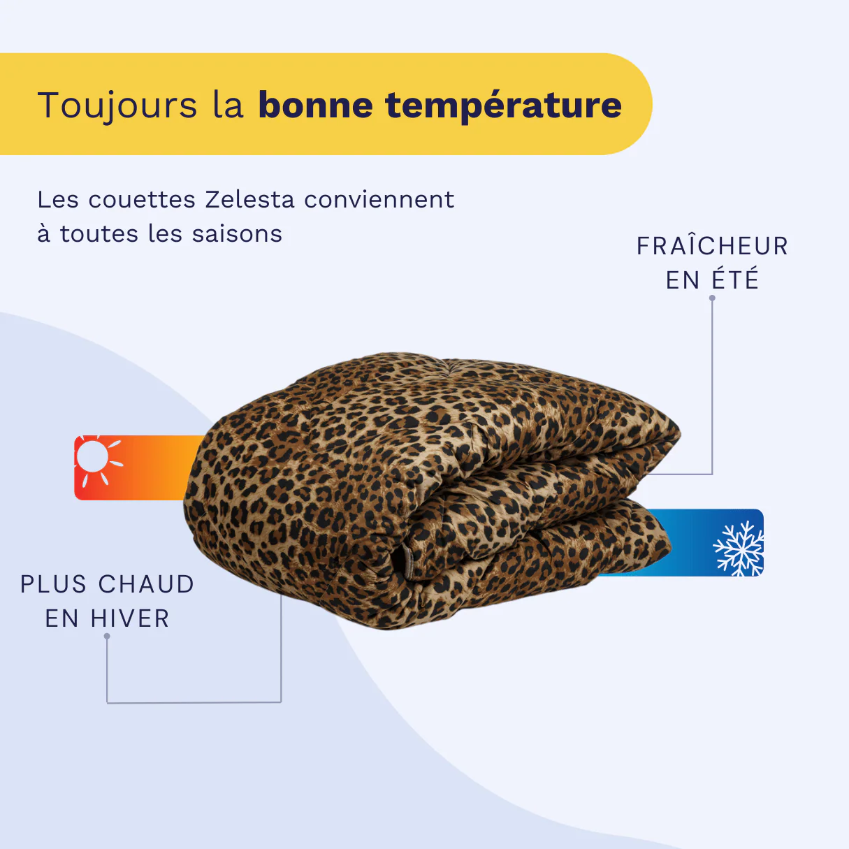 Zelesta Comfort Design Couette - Peau de Jaguar - Image 4