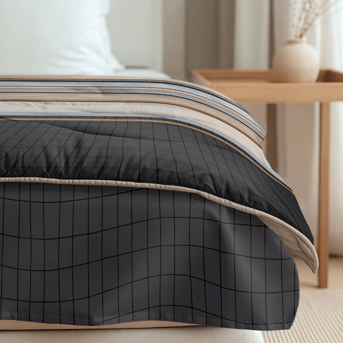 Zelesta Comfort Design Couette - Rayures Bleues - Image 3