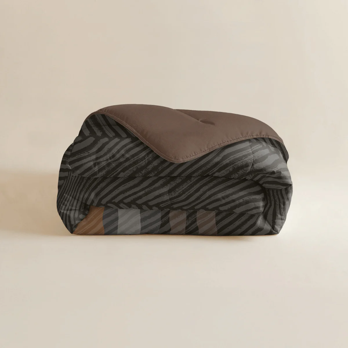 Zelesta Comfort Design Couette - Rayures Marron - Image 9