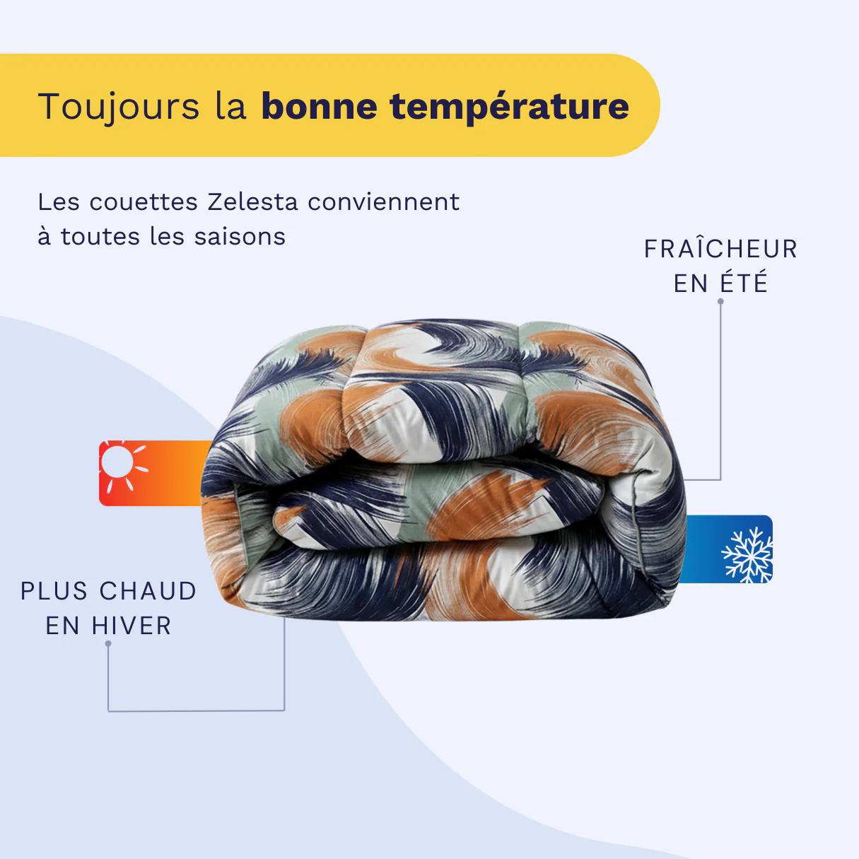 Zelesta Comfort Design Couette - Traits Urbains - Image 3