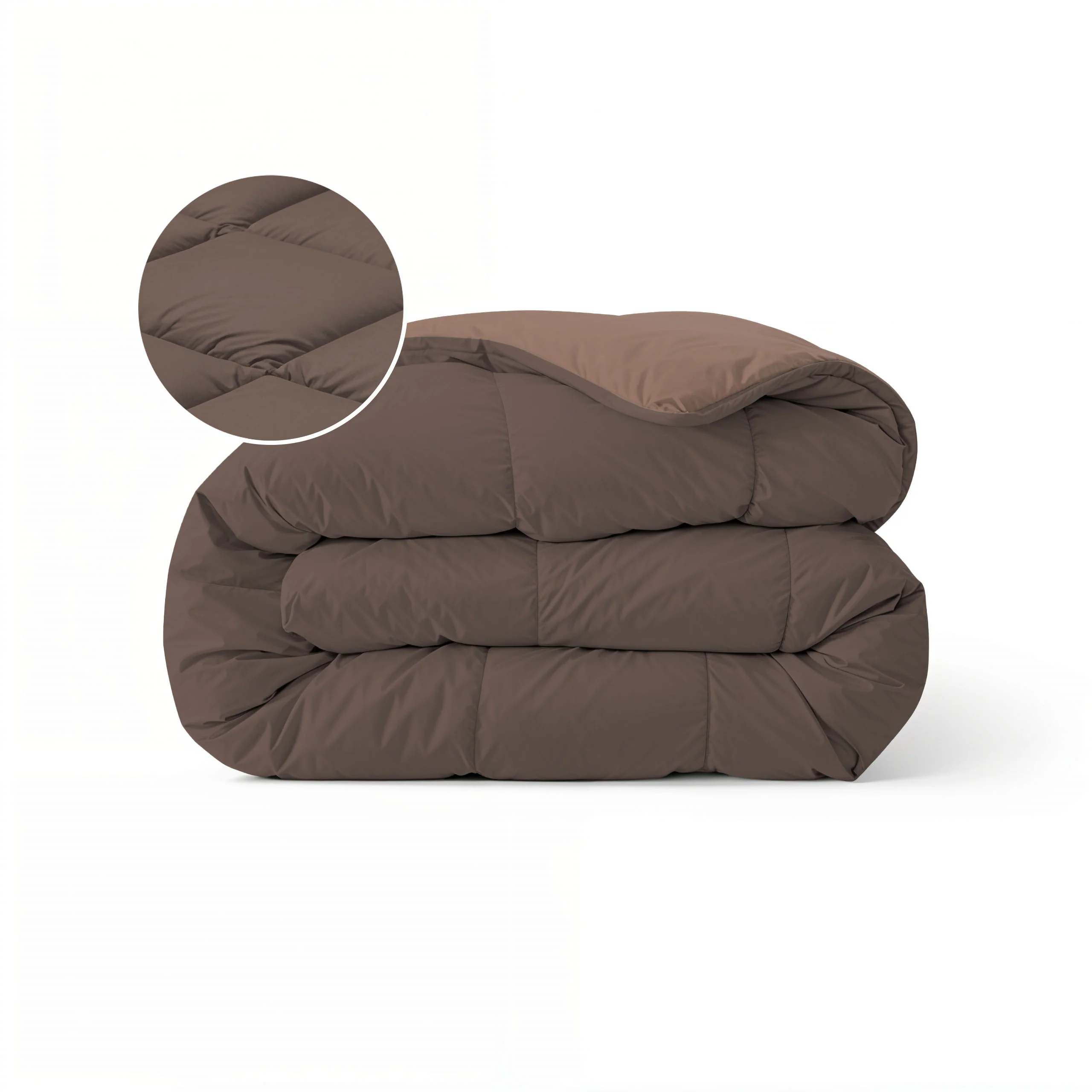 Zelesta Comfort Duo Couette - Brun Chocolat & Brun Moka - Image 8
