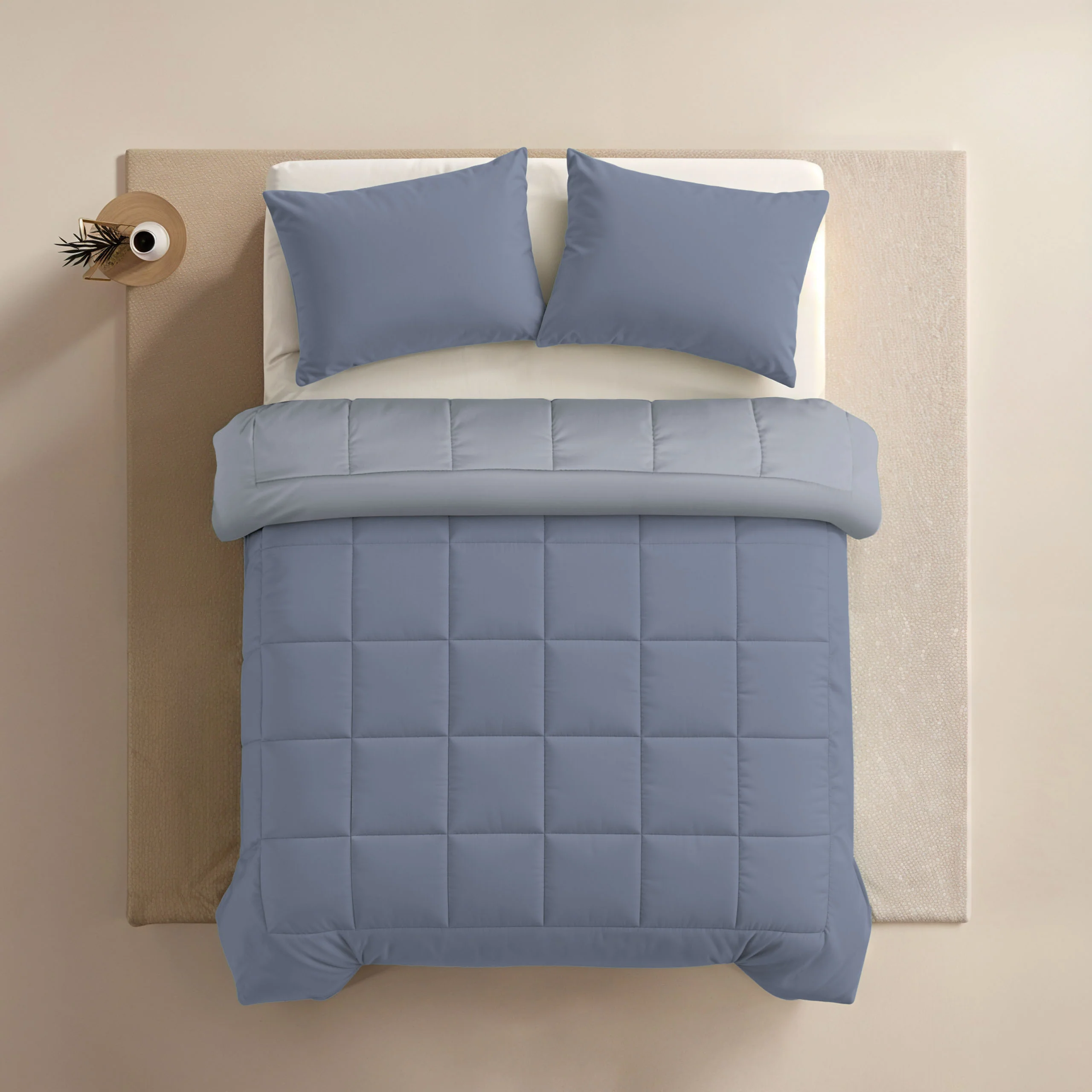 Zelesta Comfort Duo Couette - Arctique & Bleu Doux - Image 4