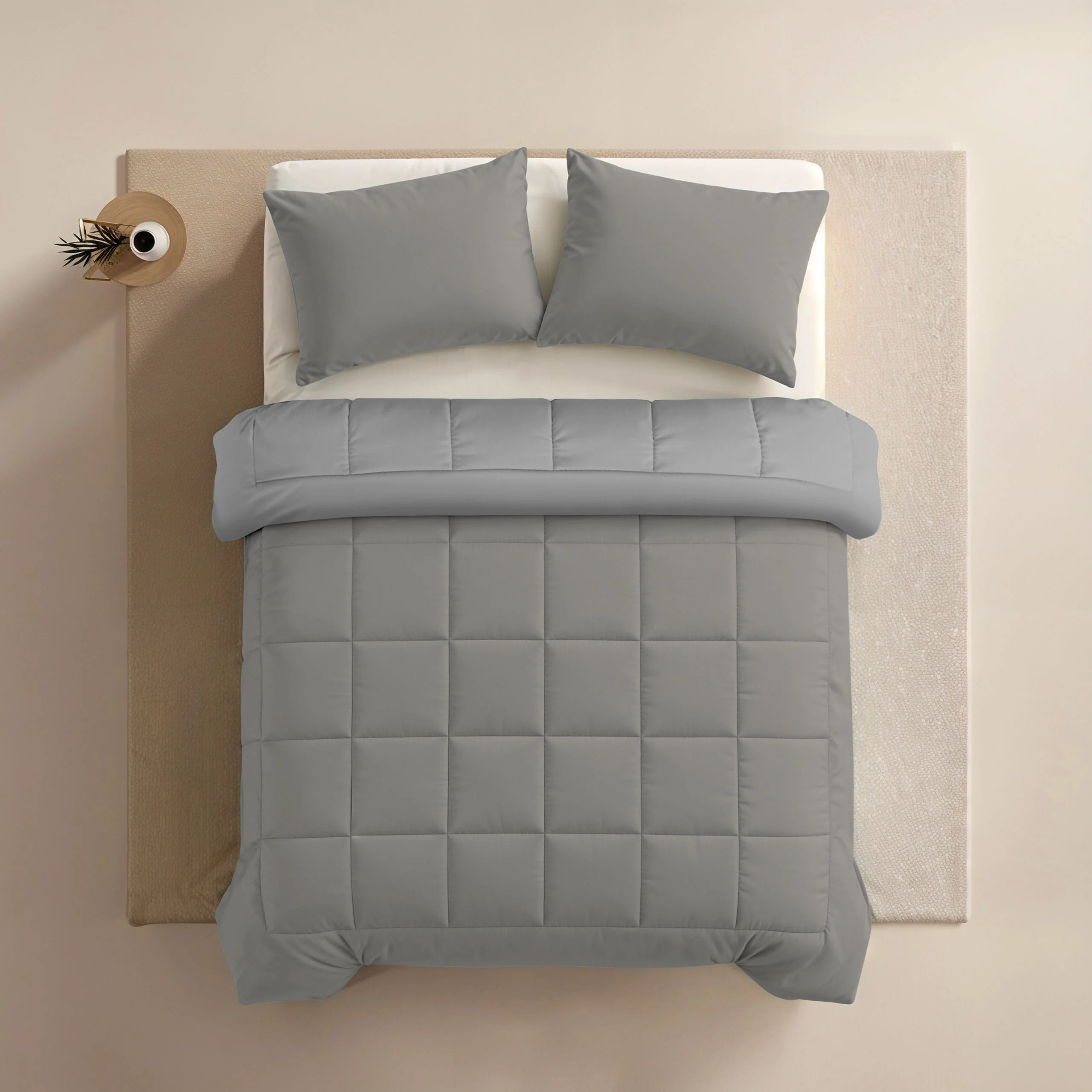 Zelesta Comfort Duo Couette - Gris & Gris Doux - Image 4