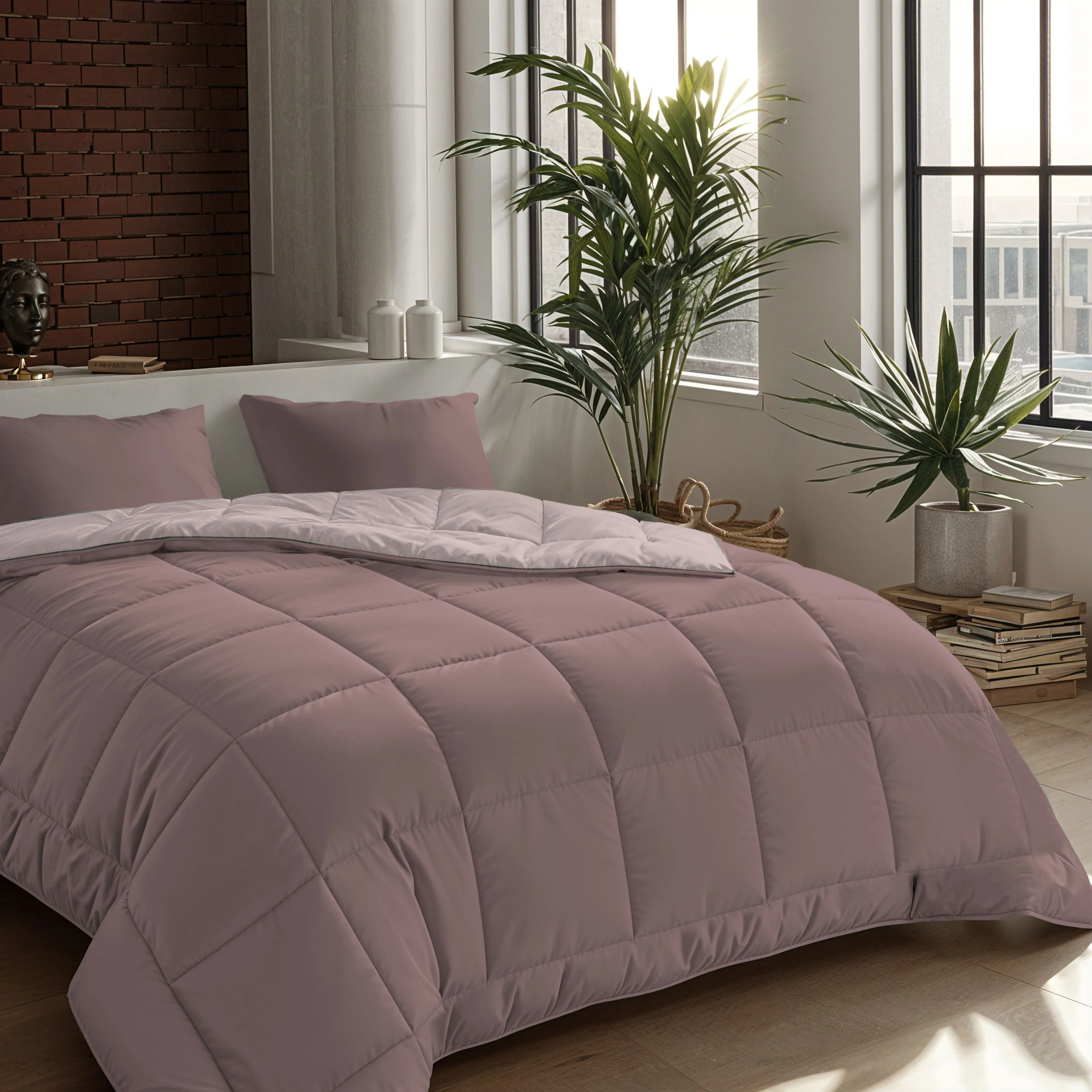 Zelesta Comfort Duo Taies d'Oreiller - Set de 2 - Rose Poudré - Image 4