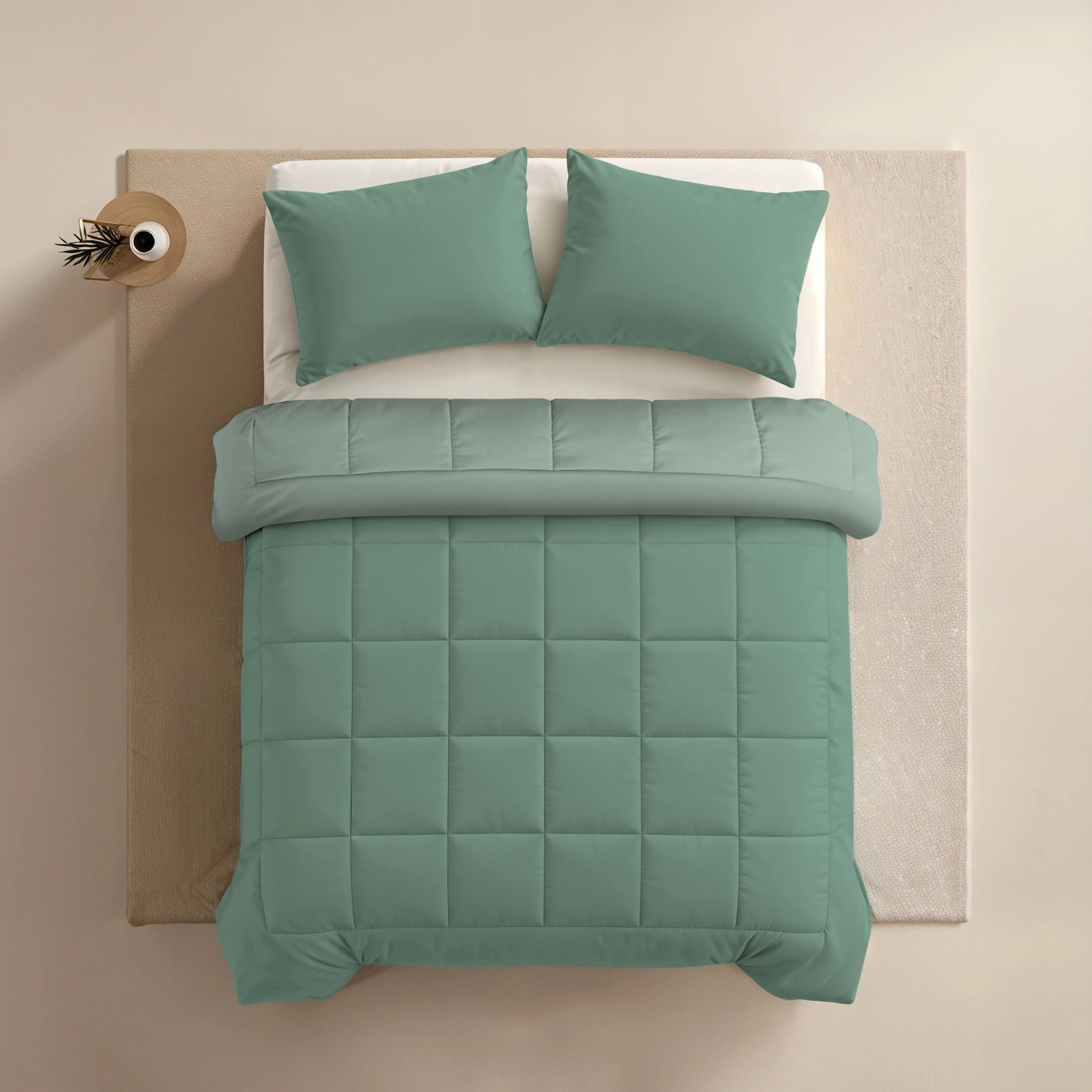 Zelesta Comfort Duo Taies d'Oreiller - Set de 2 - Vert Menthe - Image 3