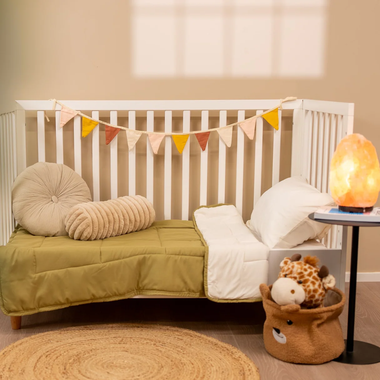Zelesta Comfort Kids Couette - Crème & Olive - Image 5