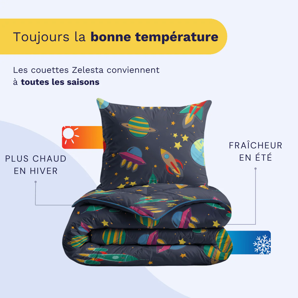 Zelesta Comfort Kids Couette - Rêve Spatial - Image 3