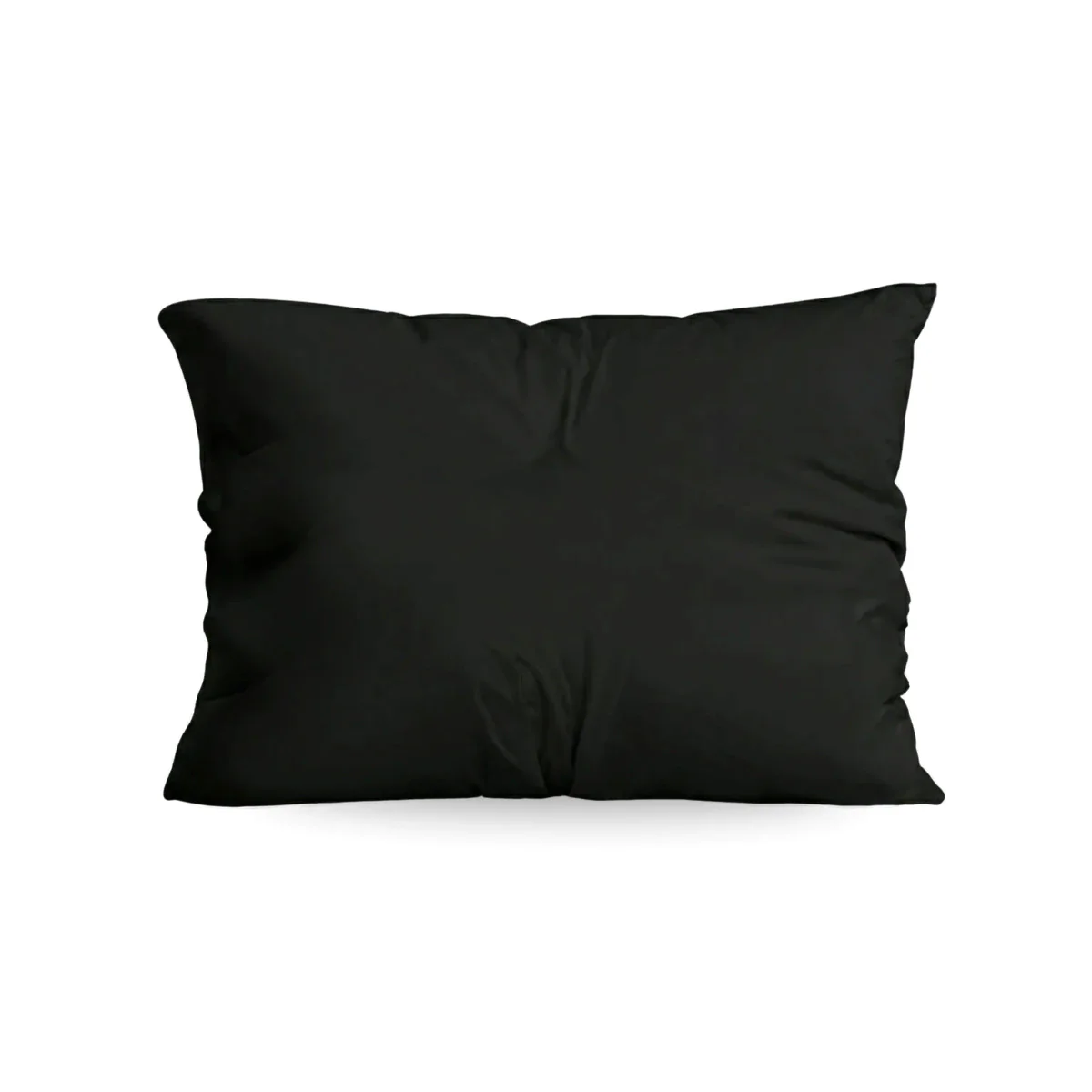 Zelesta Comfort Unie Taies d'Oreiller - Set de 2 - Noir