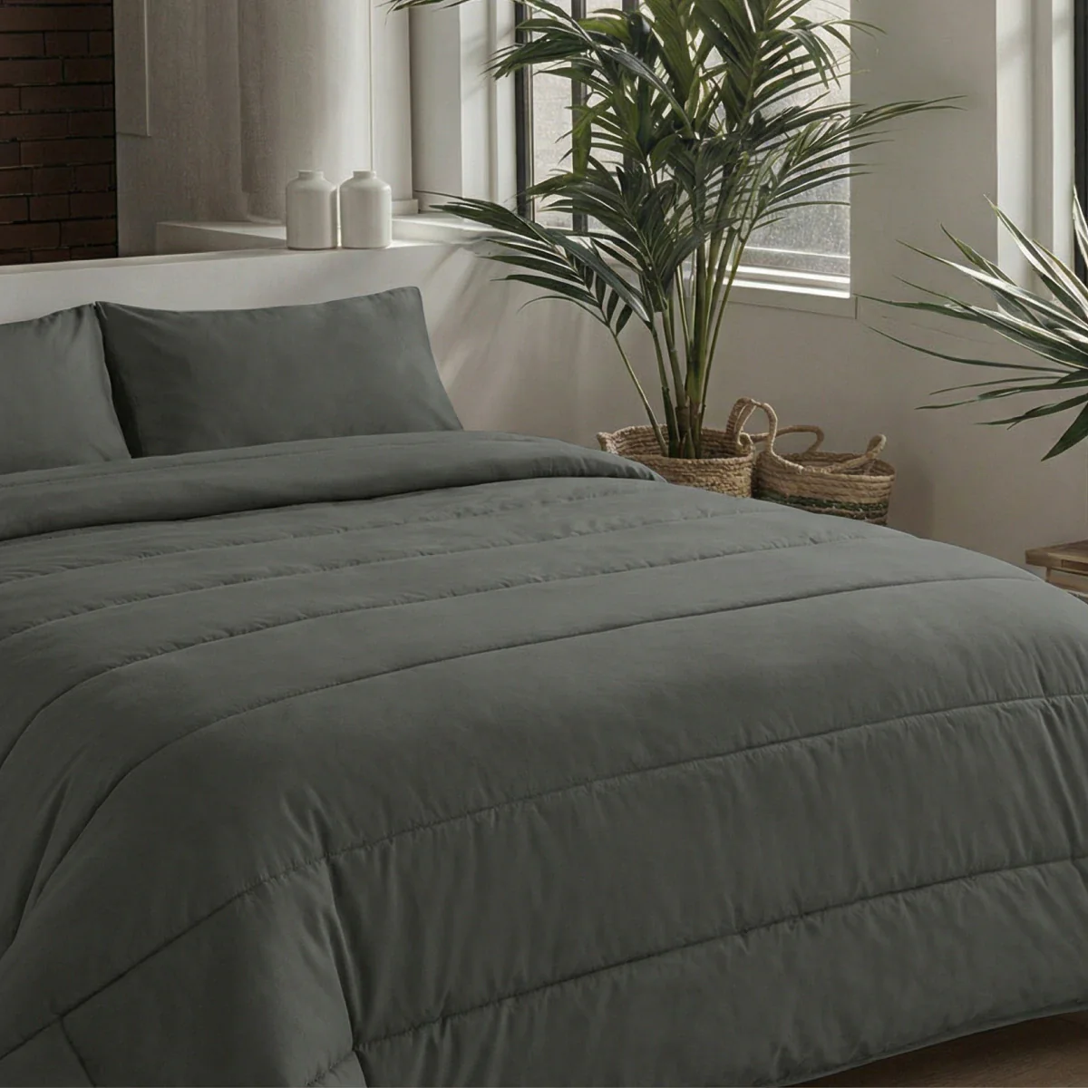 Zelesta Comfort Unie Couette - Anthracite - Image 3