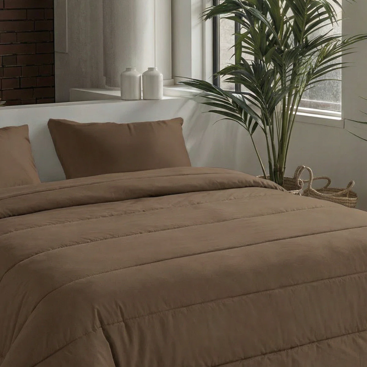 Zelesta Comfort Unie Couette - Moka - Image 3