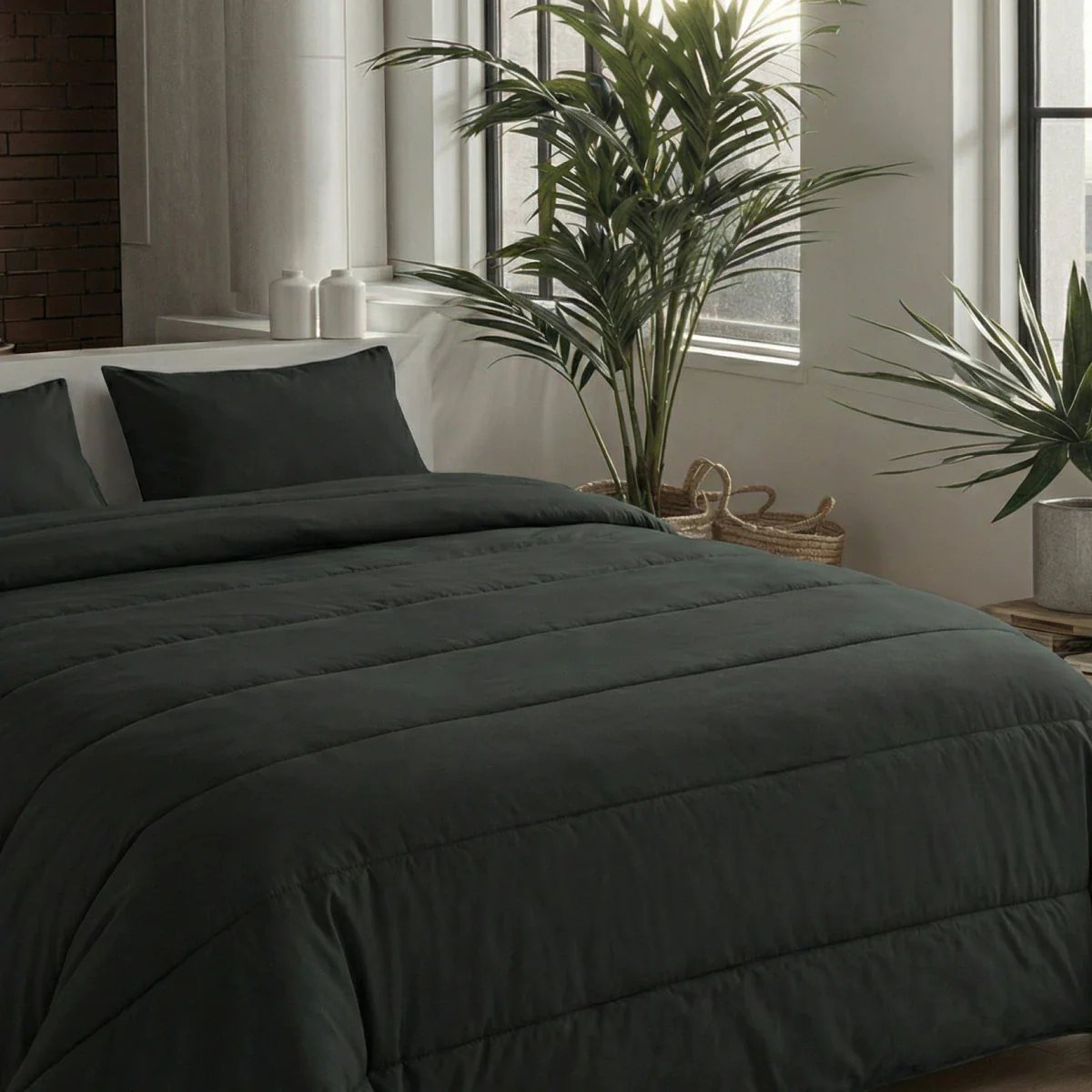 Zelesta Comfort Unie Couette - Noir - Image 3