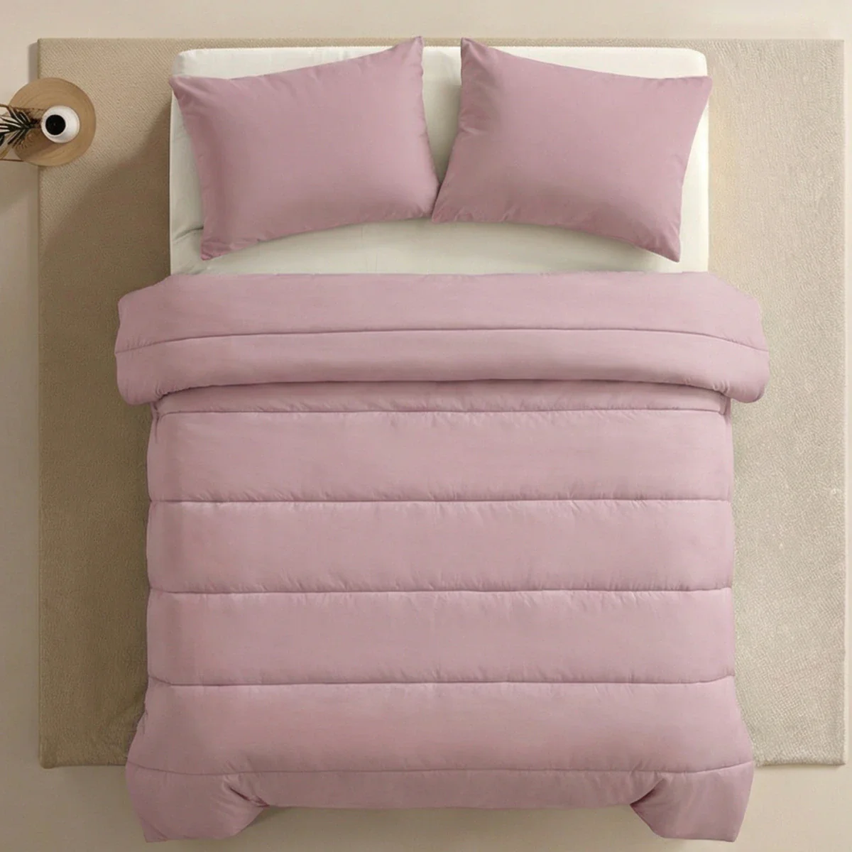 Zelesta Comfort Unie Couette - Vieux Rose - Image 4