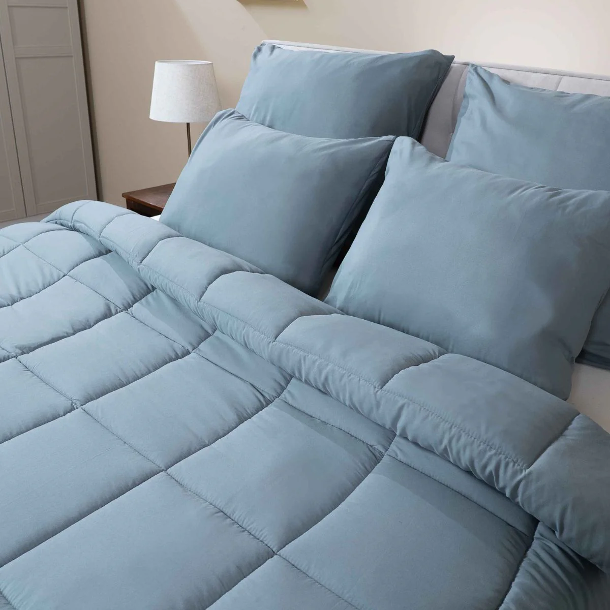 Zelesta Comfort Unie Couette - Gris - Image 3
