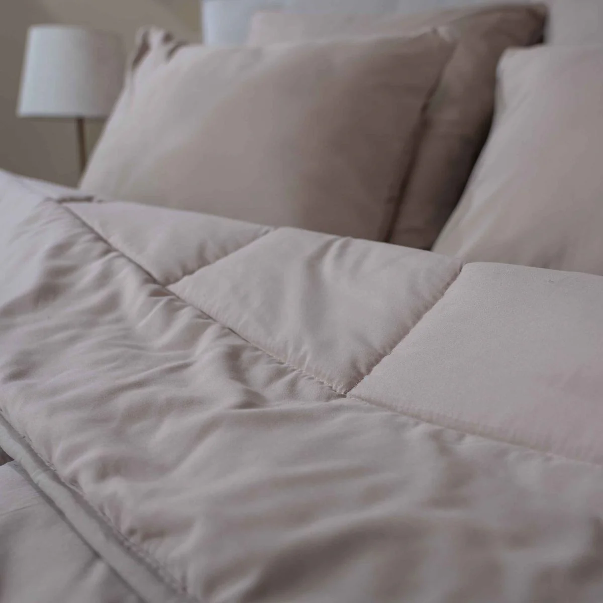Zelesta Comfort Unie Couette - Taupe - Image 9