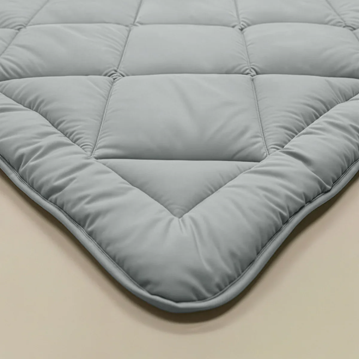 Zelesta Comfort Unie Diamant Couette - Gris-Bleu - Image 5