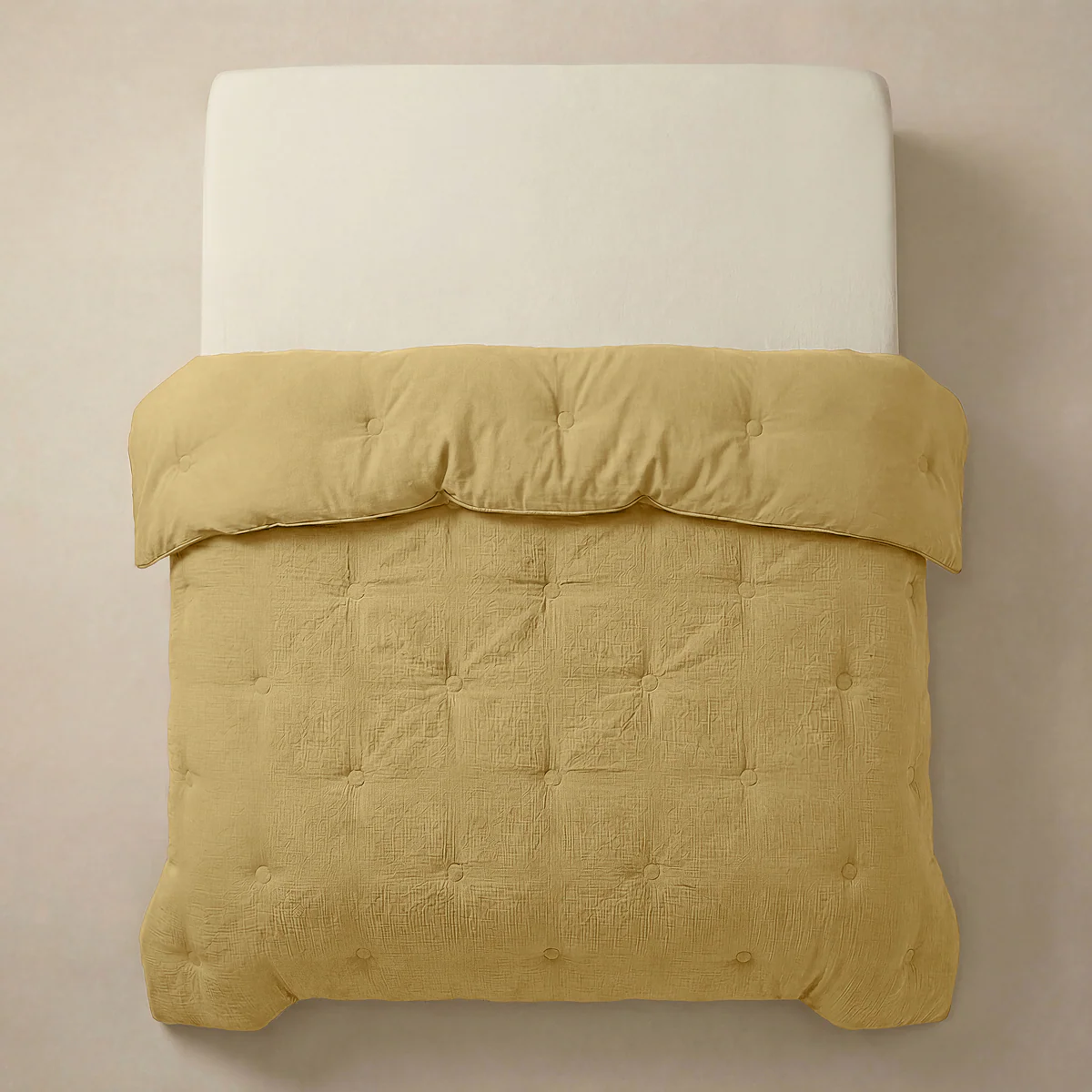 Zelesta Deluxe Couette Mousseline de Coton - Ocre - Image 5