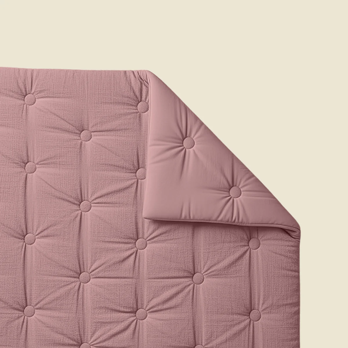 Zelesta Deluxe Couette Mousseline de Coton - Vieux Rose - Image 6