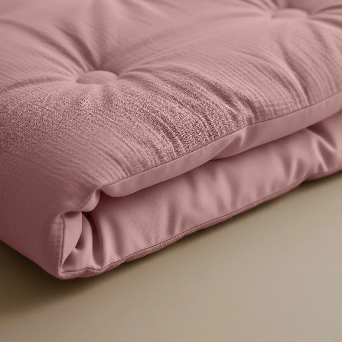 Zelesta Deluxe Couette Mousseline de Coton - Vieux Rose - Image 8