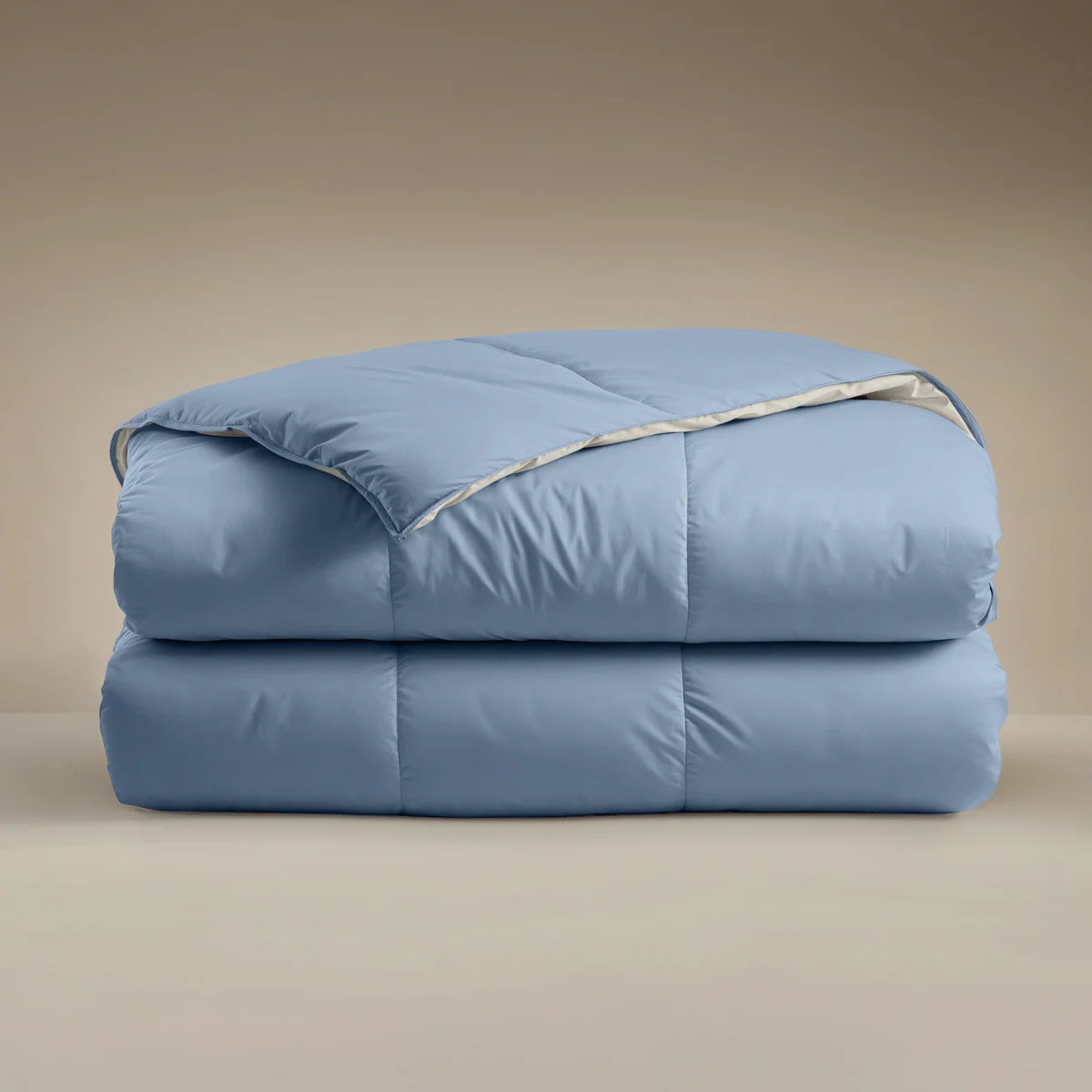 Zelesta Deluxe Duo Couette Été Coton Percale - Bleu Rêve & Crème - Image 9