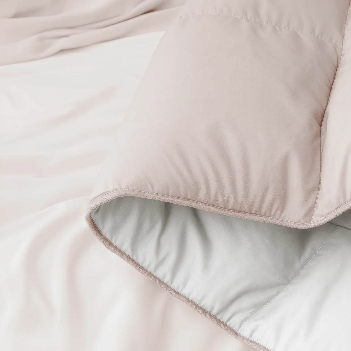 Zelesta Deluxe Duo Couette Été Coton Percale - Soie & Crème de Noix de Coco - Image 7