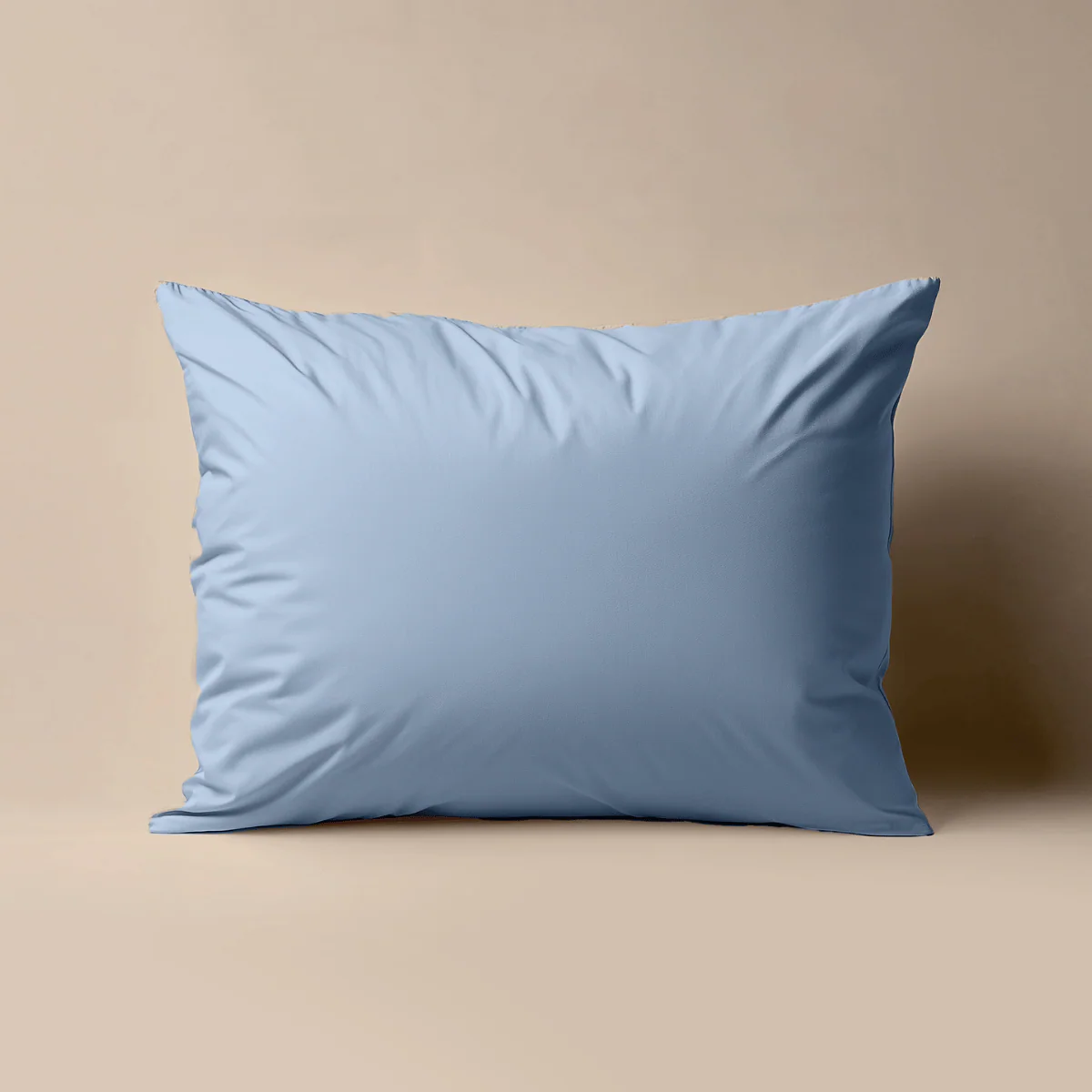 Zelesta Deluxe Duo Taies d'Oreiller Coton Percale - Set de 2 - Bleu Rêve & Crème - Image 2
