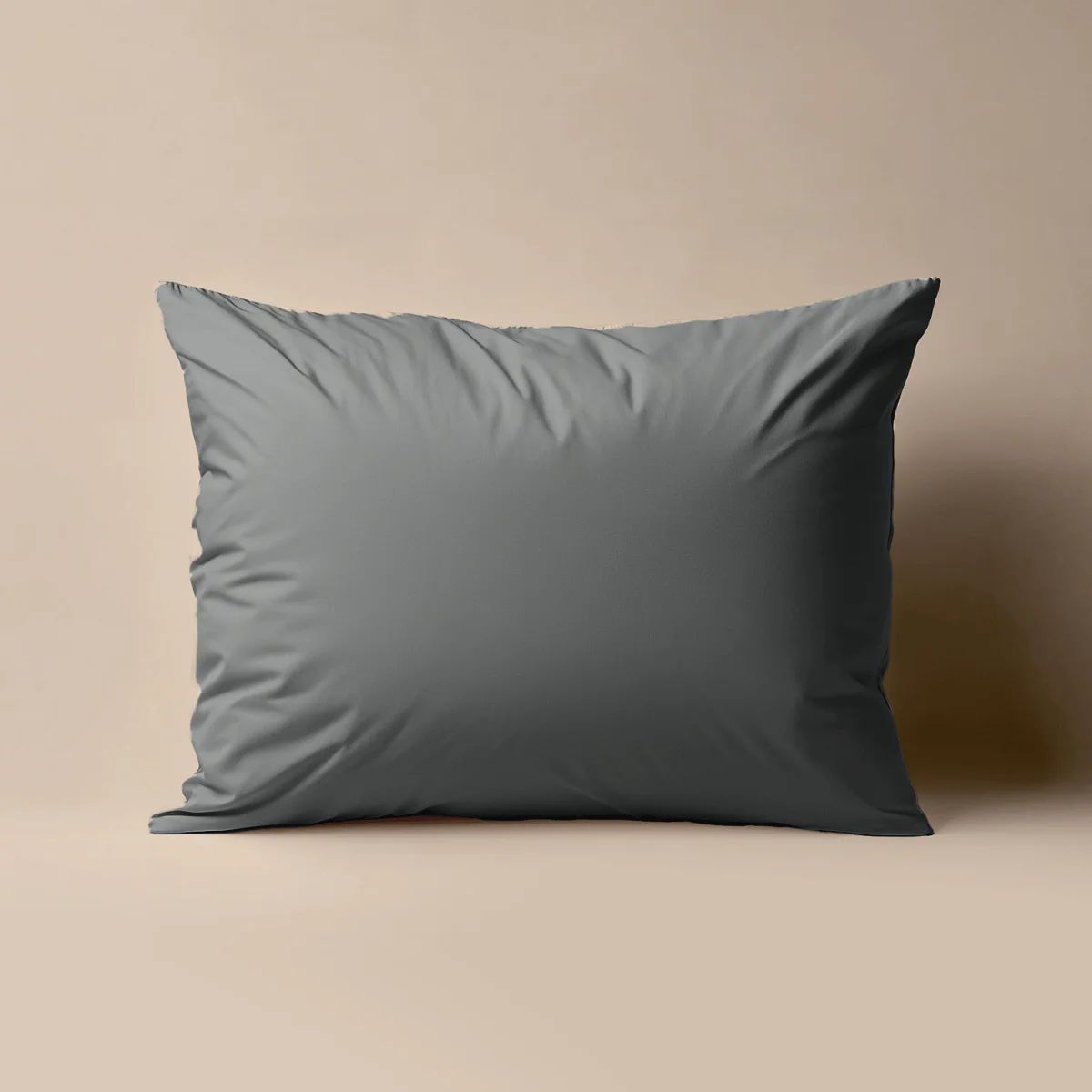 Zelesta Deluxe Duo Taies d'Oreiller Coton Percale - Set de 2 - Taupe & Anthracite - Image 2