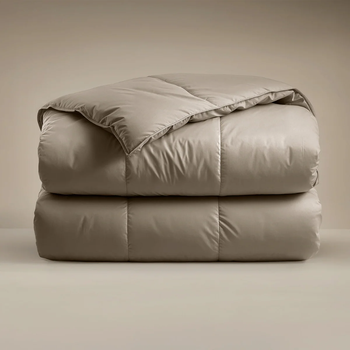 Zelesta Deluxe Unie Couette Satin de Coton - Pur Brun - Image 4