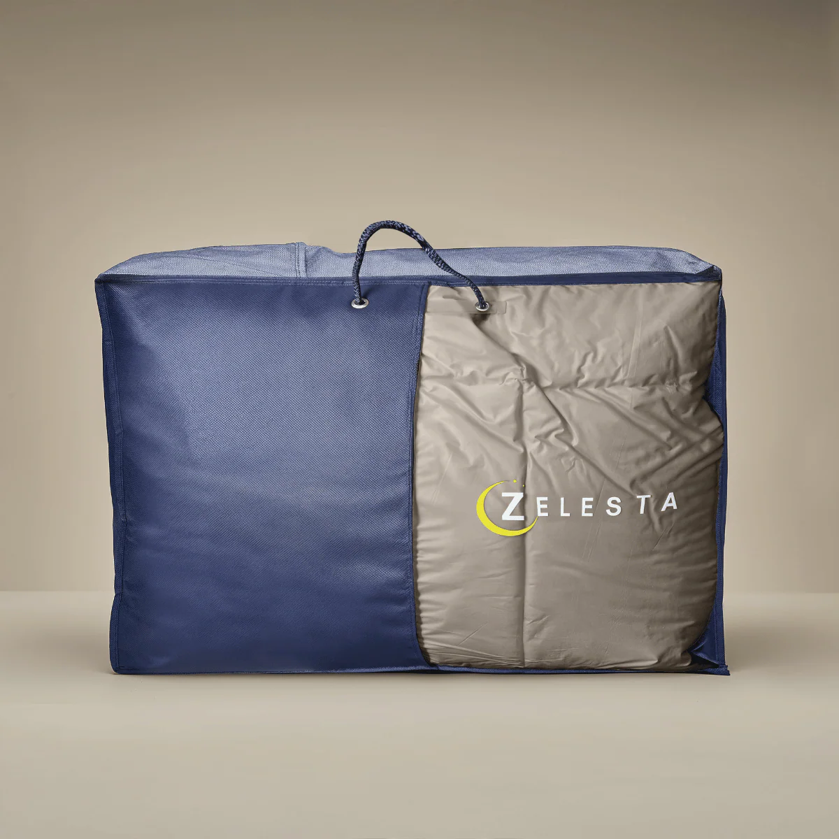 Zelesta Deluxe Unie Couette Satin de Coton - Pur Brun - Image 6
