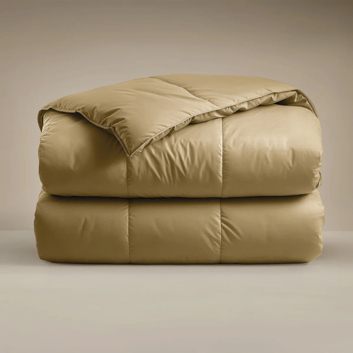 Zelesta Deluxe Unie Couette Satin de Coton - Pur Ocre - Image 3