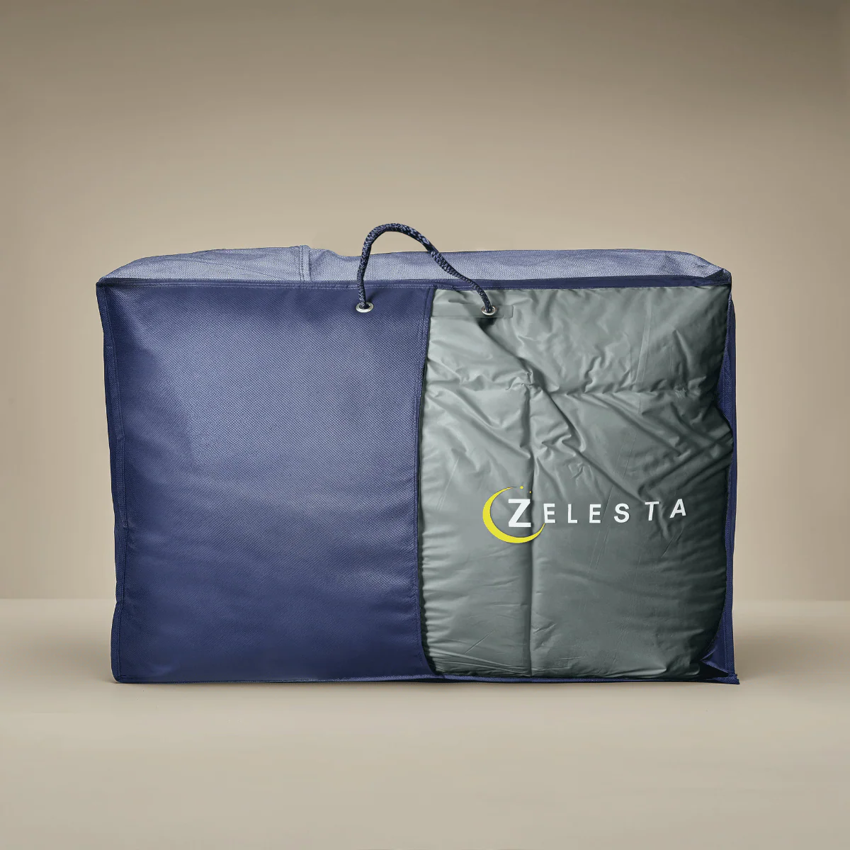 Zelesta Deluxe Unie Couette Satin de Coton - Pur Vert - Image 5
