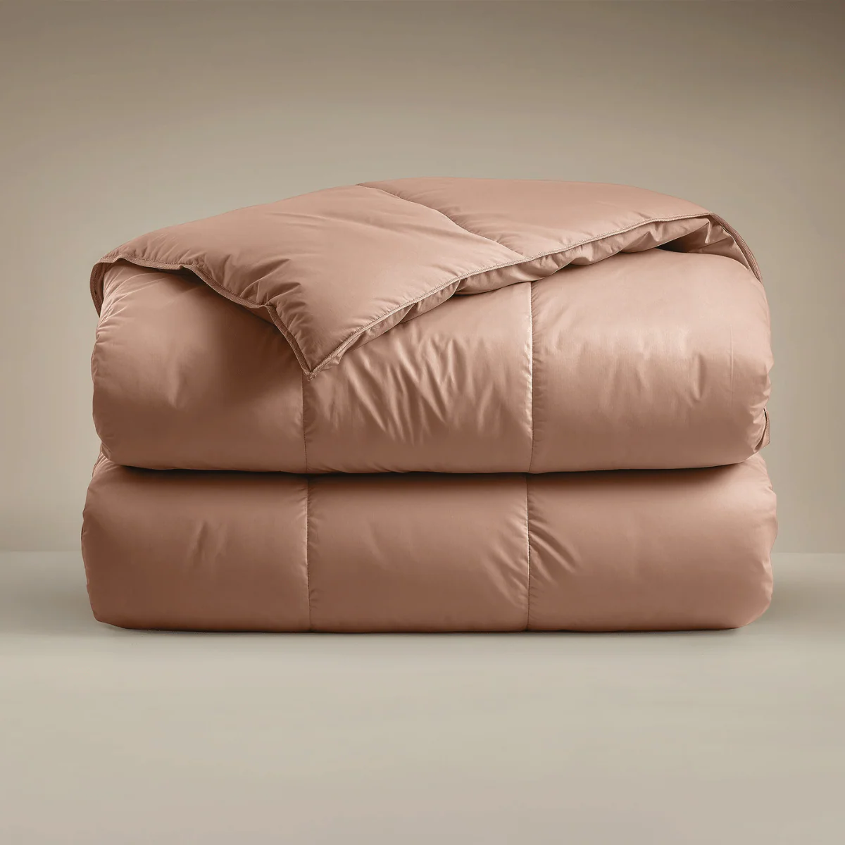 Zelesta Deluxe Unie Couette Été Satin de Coton - Terre Cuite - Image 7