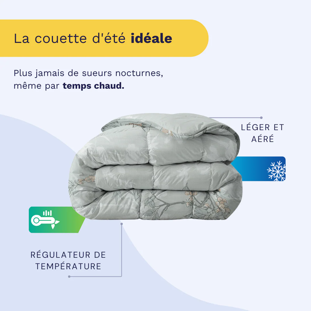Zelesta Everyday Design Couette Été - Forêt Aqua - Image 4