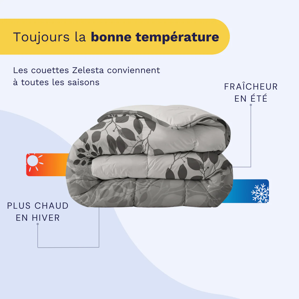 Zelesta Everyday Design Couette - Nature Sauvage Argentée - Image 4
