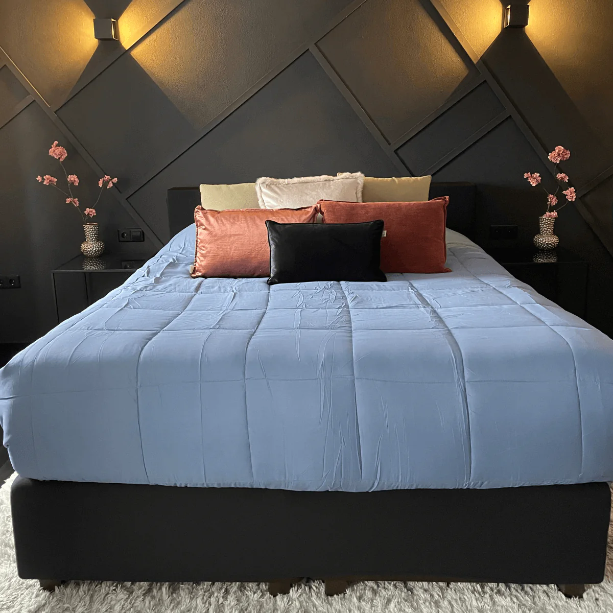 Zelesta Everyday Duo Couette - Bleu & Mastic - Image 3
