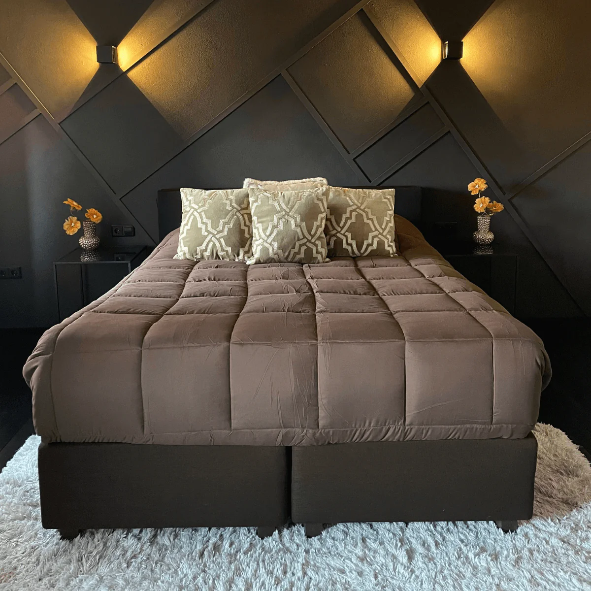 Zelesta Everyday Duo Couette - Chocolat & Corail - Image 3