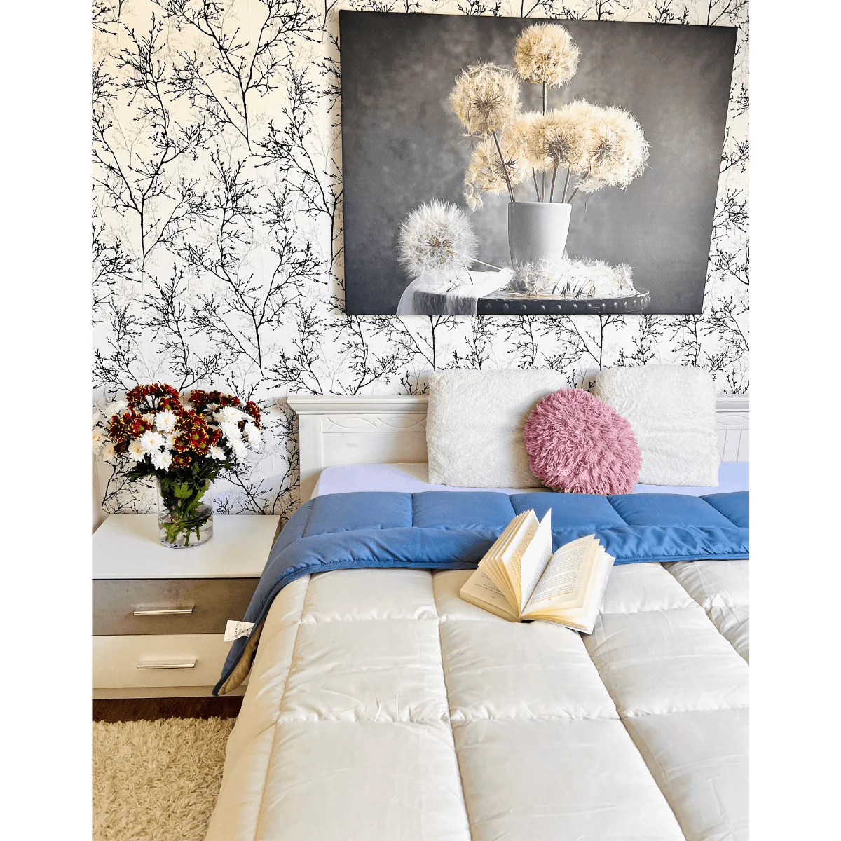 Zelesta Everyday Duo Couette Été - Bleu & Mastic - Image 9