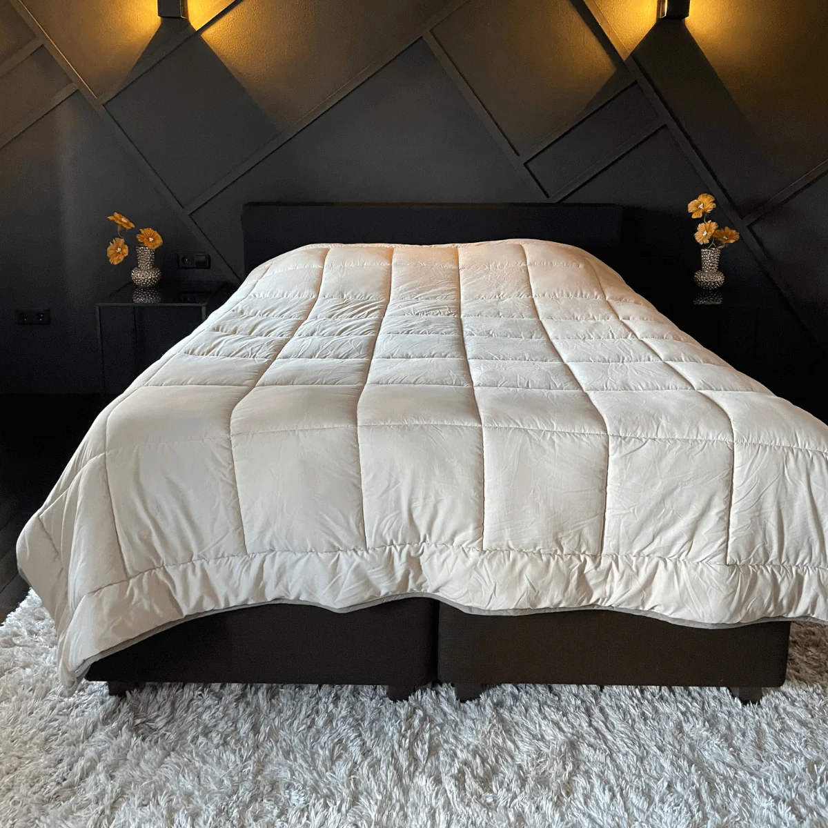 Zelesta Everyday Duo Couette - Taupe & Lin - Image 3