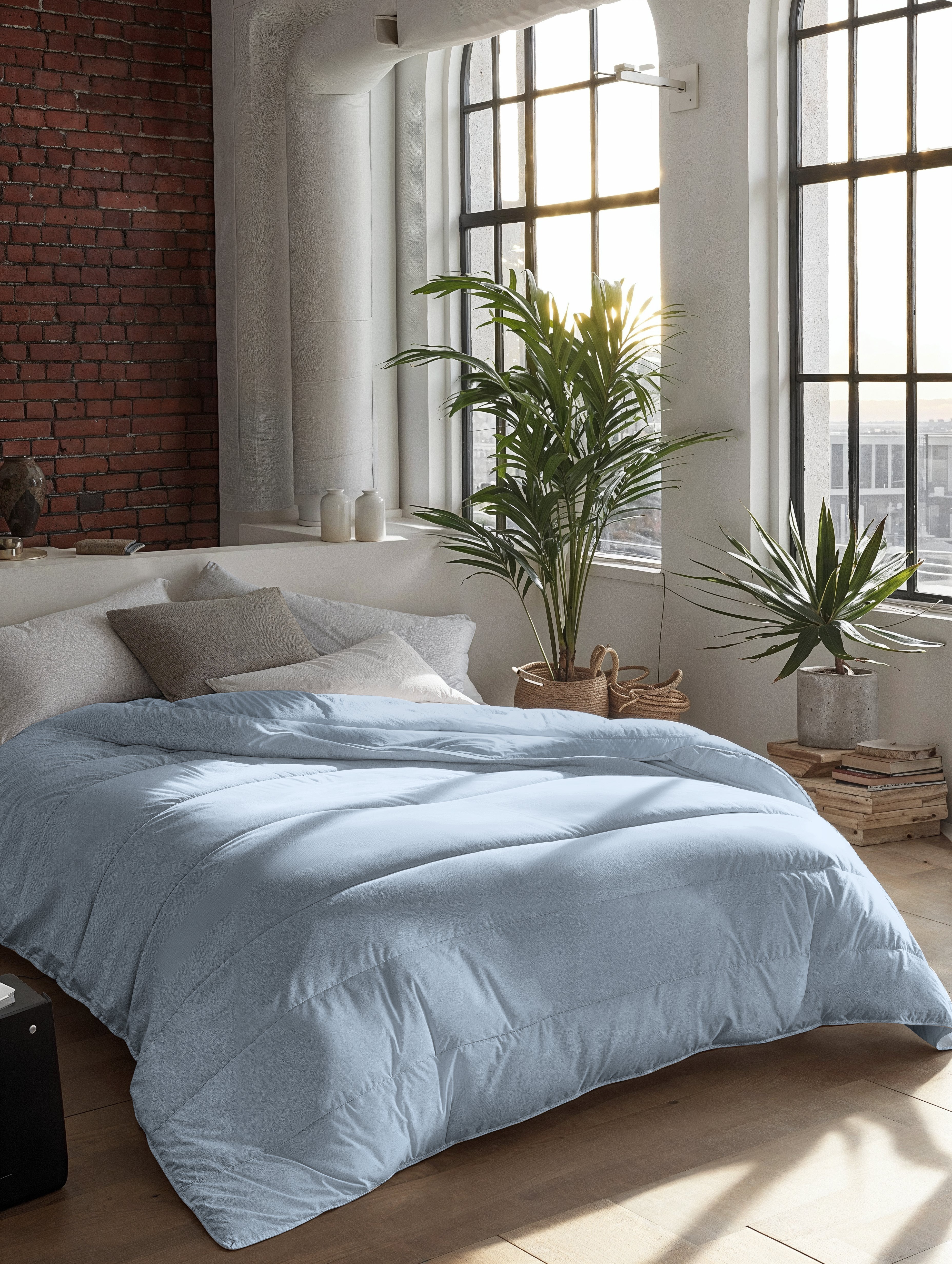 Zelesta Everyday Unie Couette - Bleu Clair - Image 2