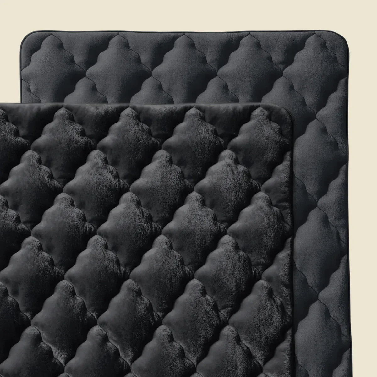 Zelesta Flanelle Unie - Noir - Image 4