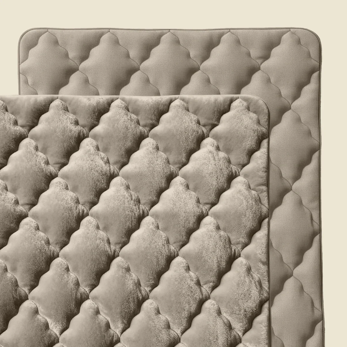 Zelesta Flanelle Unie - Taupe - Image 4