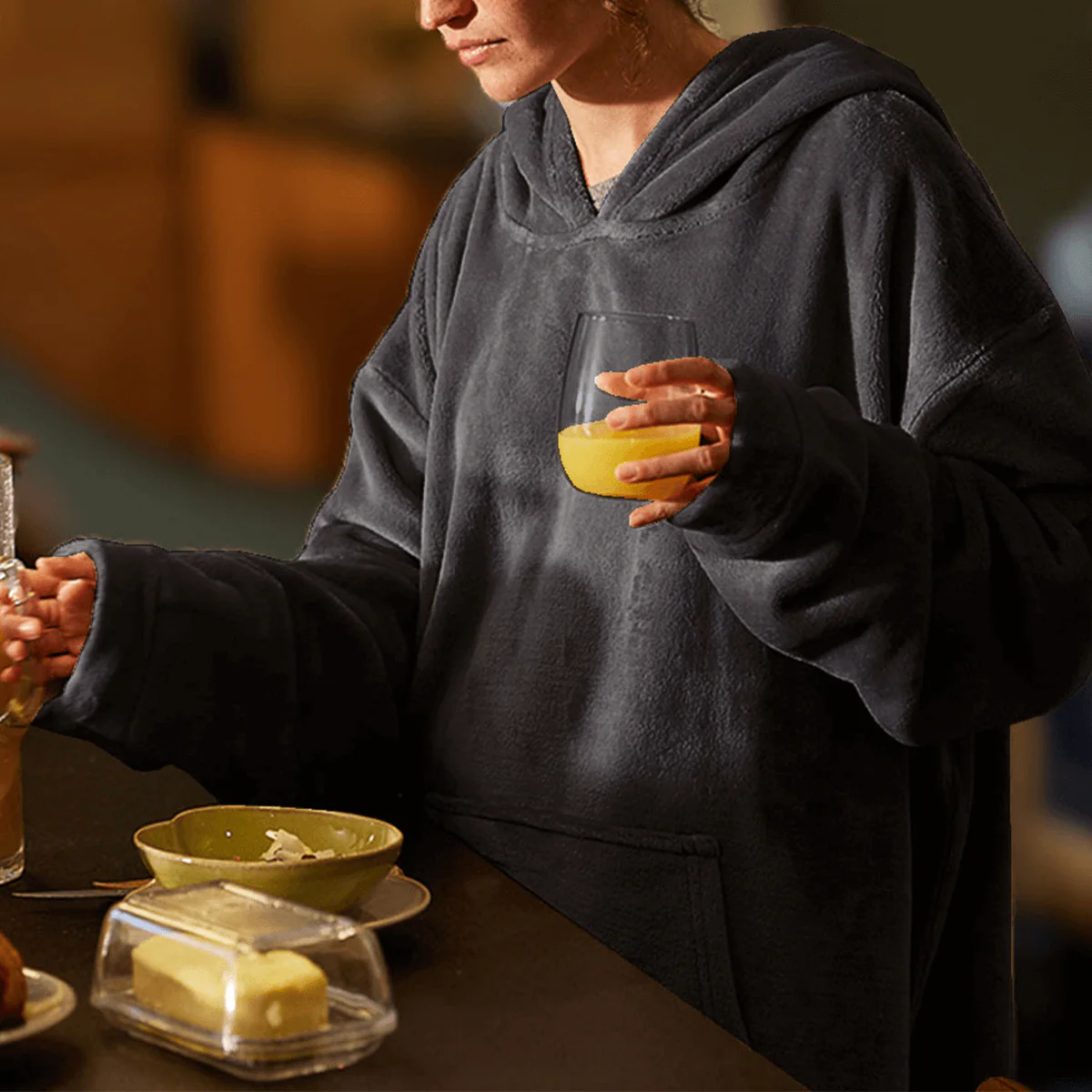 Zelesta Home Hoodie - Anthracite - Image 2