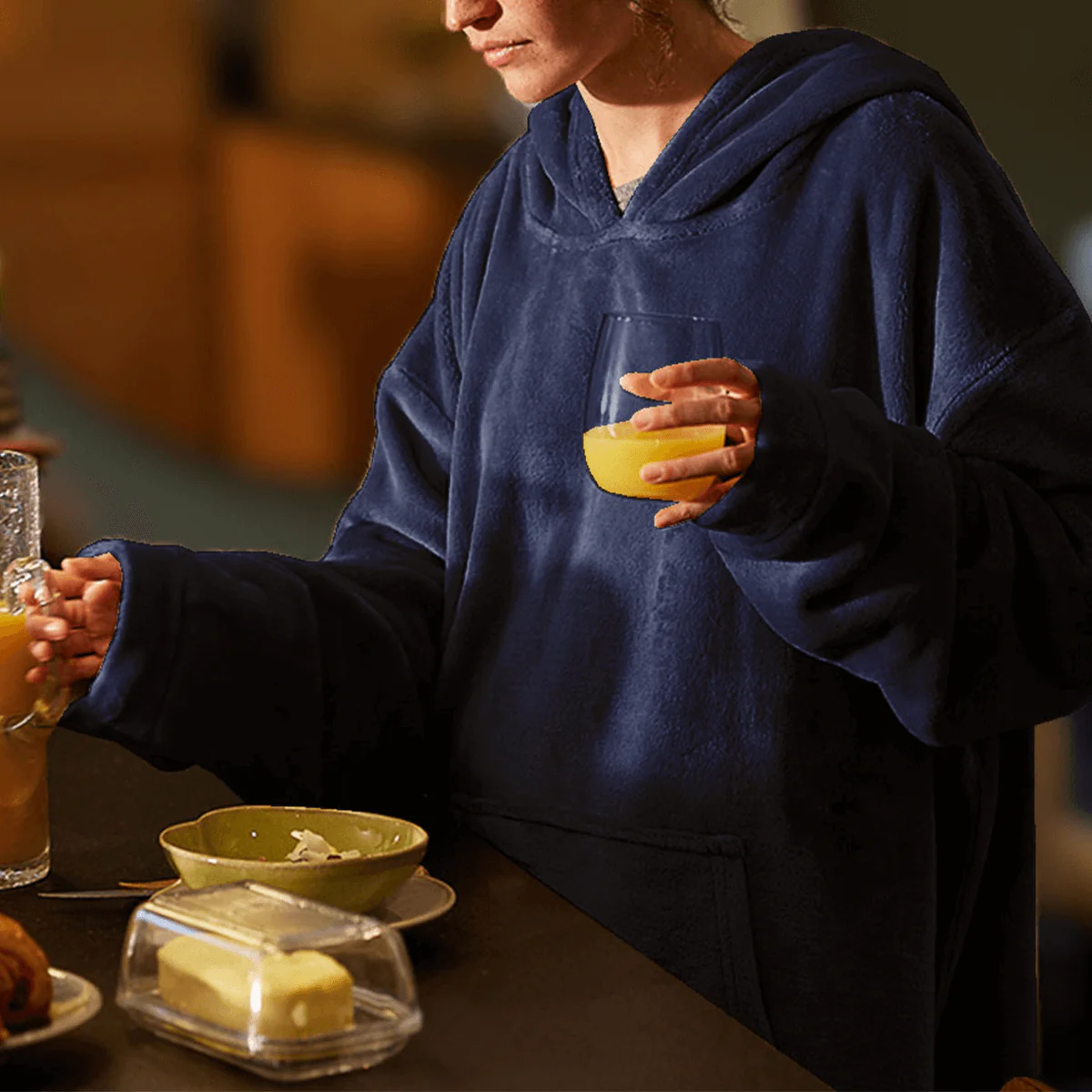Zelesta Home Hoodie - Navy - Image 2