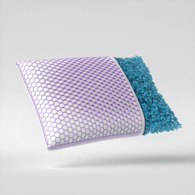 Zelesta Honeycomb TPE Pillow - Memory Foam Flocons - Image 5