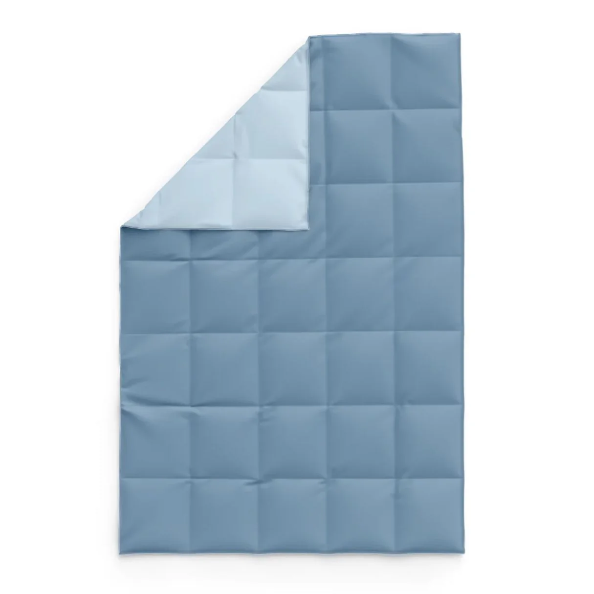 Zelesta Percale Cottonbed Coton - Bleu Ciel & Bleu Marine - Image 3