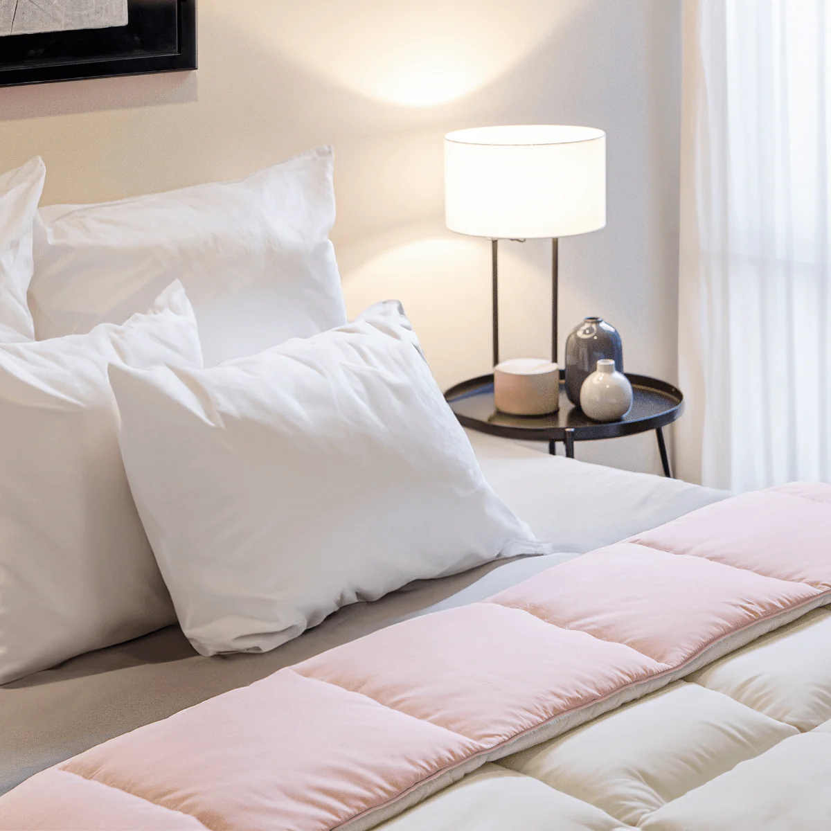 Zelesta Percale Cottonbed Coton - Rose & Crème - Image 3