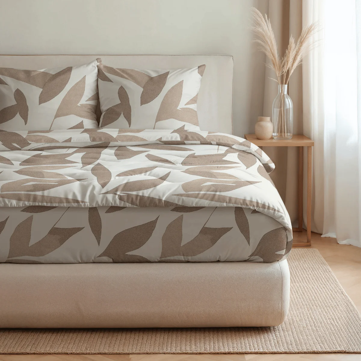 Zelesta Pure Design Couette Coton - Beige d'Automne - Image 3